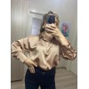 Premium Kalite Saten Gömlek - Vizon Premium Kalite Saten Gömlek - Vizon