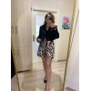 PİLELİ LEOPAR MİNİ ETEK PİLELİ LEOPAR MİNİ ETEK