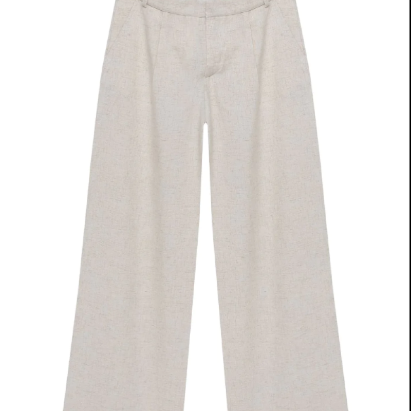 BELİ BOXER DETAYLI PANTOLON NATUR