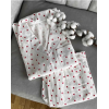 Beatiful Krinkıl Örme Kumaş Kalpli Pijama Takımı Beatiful Krinkıl Örme Kumaş Kalpli Pijama Takımı